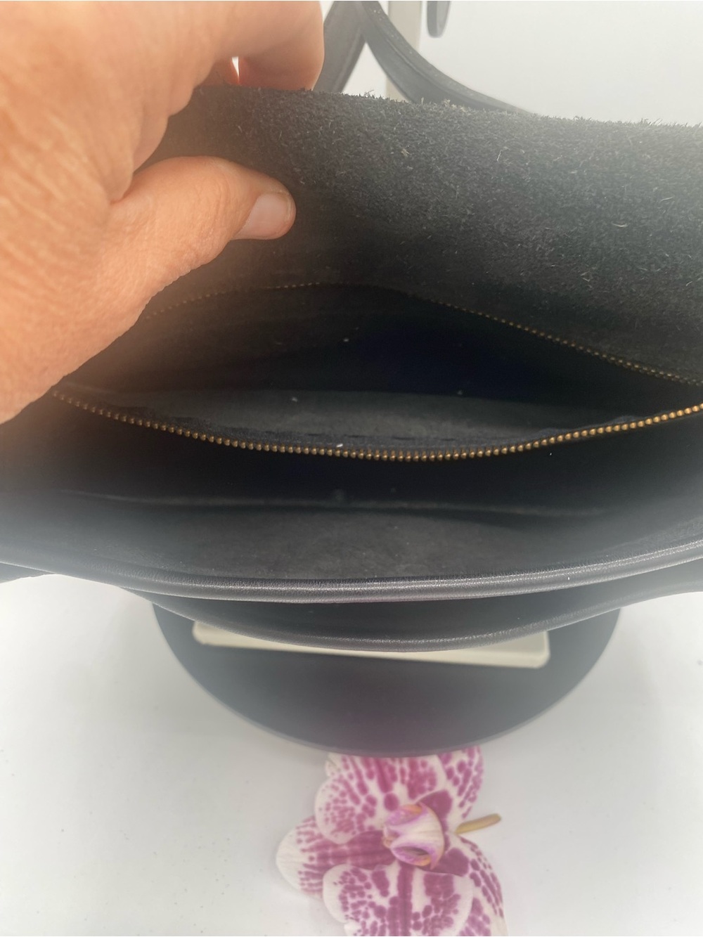 Coach Vintage 9954 Black Leather Turnlock Shoulder Bag – Made in USA - Picture 7 of 11